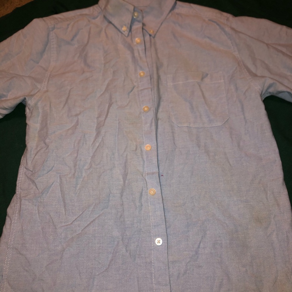 Shirt sleeve button down